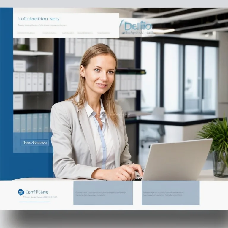 Notarix staff assisting client with document notarization